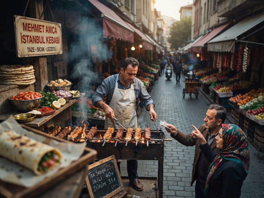 kebab na talerzu