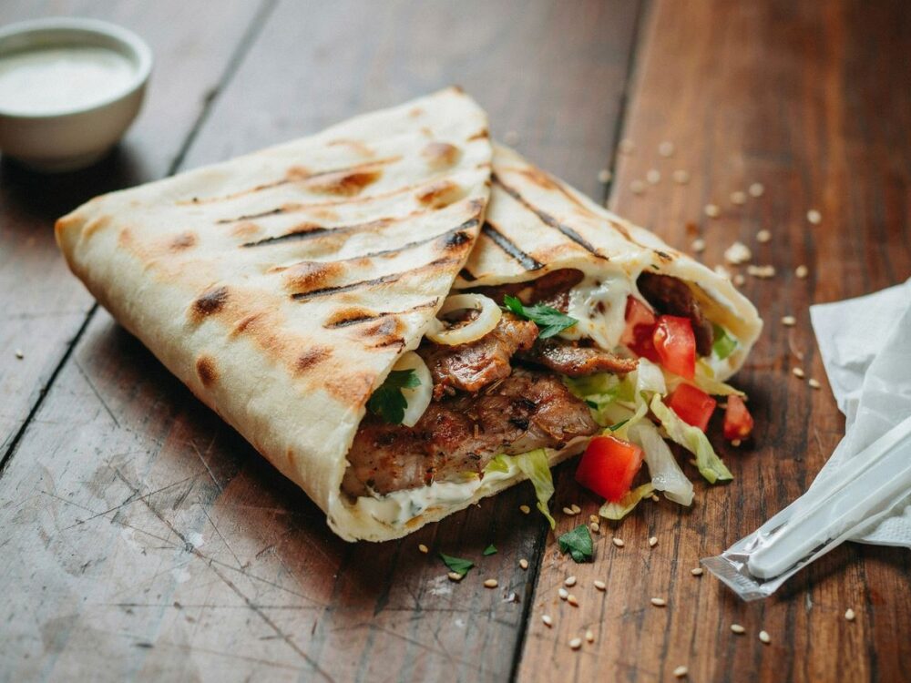 kebab w tortilli