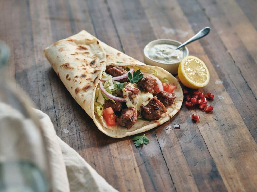 tortilla z mięsem